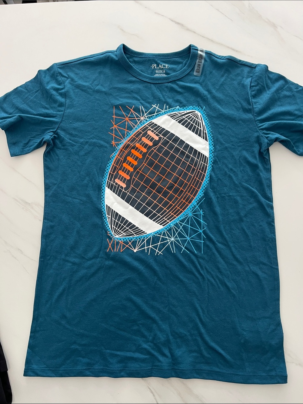 Place Teal Short-Sleeve Football Graphic Tee